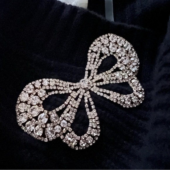 LoveShackFancy Larsa Crop Cardigan in Black - Picture 11 of 16